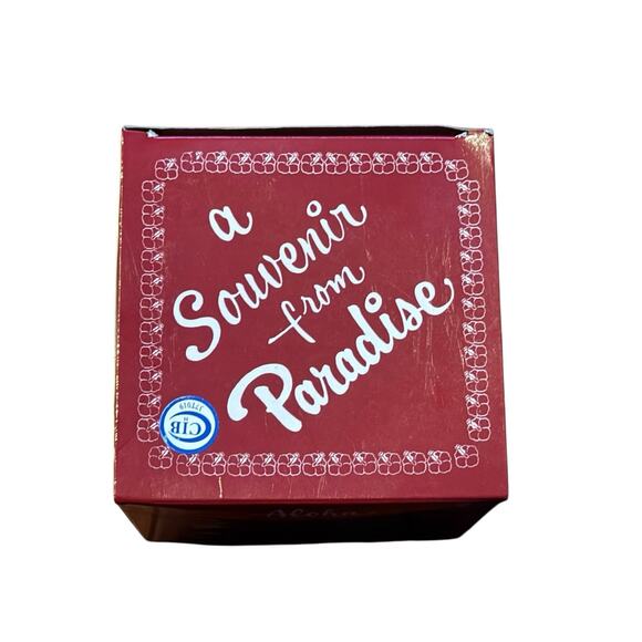 Kauai Coffee Mug Hawaii Advertising Hula Girl Dancing Aloha Souvenir With Box - Picture 6 of 9